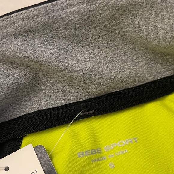 NWT! Bebe Bebe Sport SMALL Funnel Jacket - Picture 9 of 11